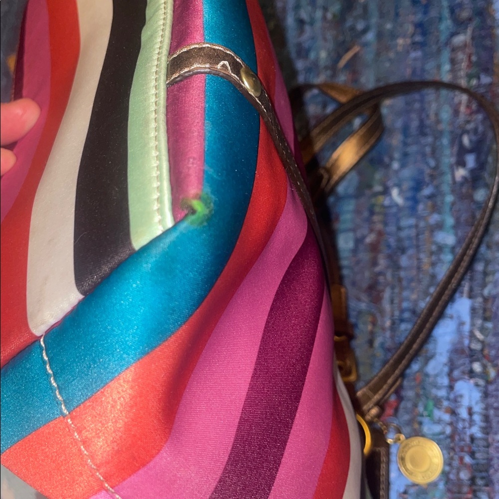 Coach Multicolor Striped Legacy Bag - Picture 12 of 16